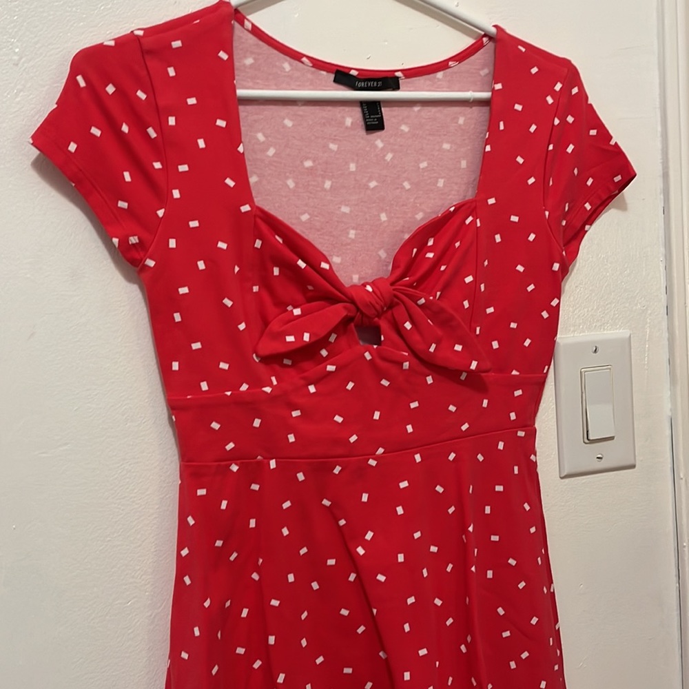 Forever 21 Red patterned dress